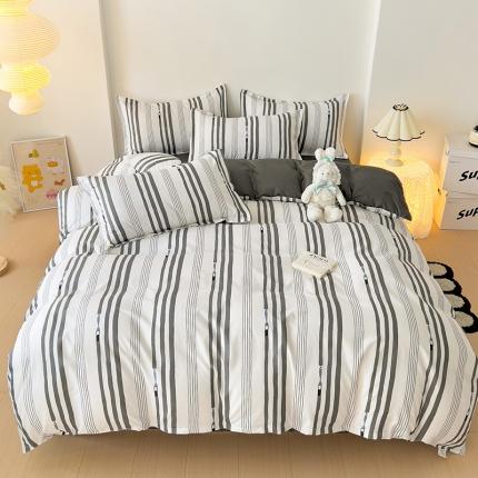 91家纺网 家纺一手货源 找家纺 （总）港岛妹妹 2023新款12月芦荟棉新花型四件套