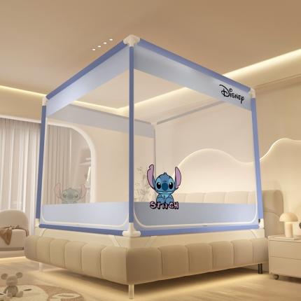 91家纺网 家纺一手货源 找家纺 卓尔居 2023新款方顶坐床蚊帐 外穿史迪仔