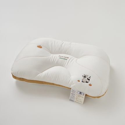 91家纺网 家纺一手货源 找家纺 2024微枕芯大豆萌萌熊系列定型护颈枕单只装