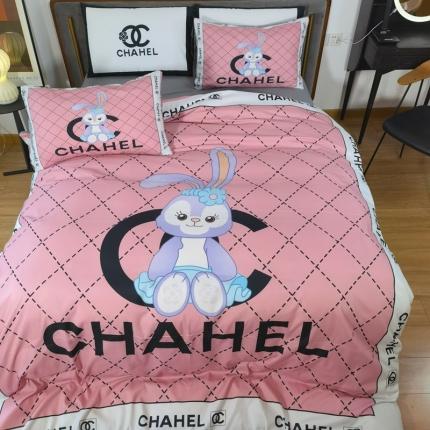 91家纺网 家纺一手货源 找家纺 （总）色鬼布艺 2024新款轻奢a面磨毛b版纯棉四件套潮牌棉四件套