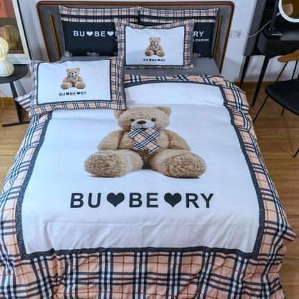 91家纺网 家纺一手货源 找家纺 色鬼布艺 2024新款轻奢磨毛四件套 轻奢全棉-5#