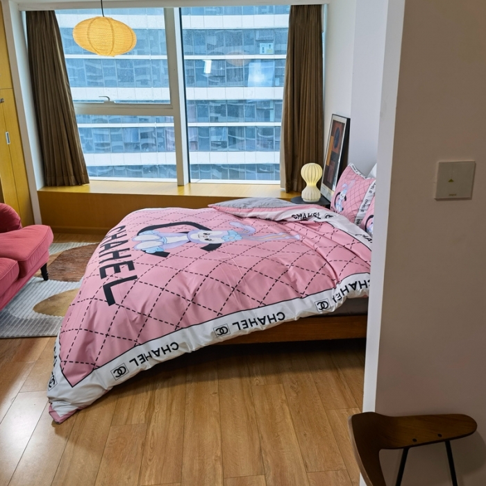 91家纺网 家纺一手货源 找家纺 色鬼布艺 2024新款轻奢磨毛四件套 轻奢全棉-2#