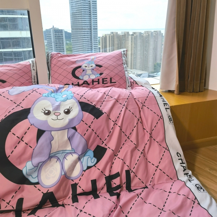 91家纺网 家纺一手货源 找家纺 色鬼布艺 2024新款轻奢磨毛四件套 轻奢全棉-2#