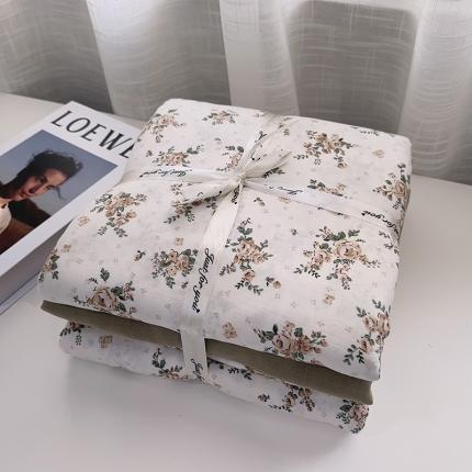 91家纺网 家纺一手货源 找家纺 爱思佳 2024新款A类母婴全棉双层纱印花四件套 罗蔓