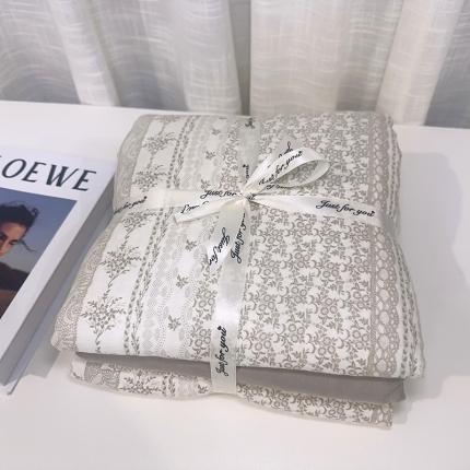 91家纺网 家纺一手货源 找家纺 爱思佳 2024新款A类母婴全棉双层纱印花四件套 映像