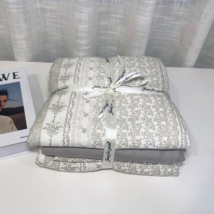 爱思佳 2024新款A类母婴全棉双层纱印花四件套 映像