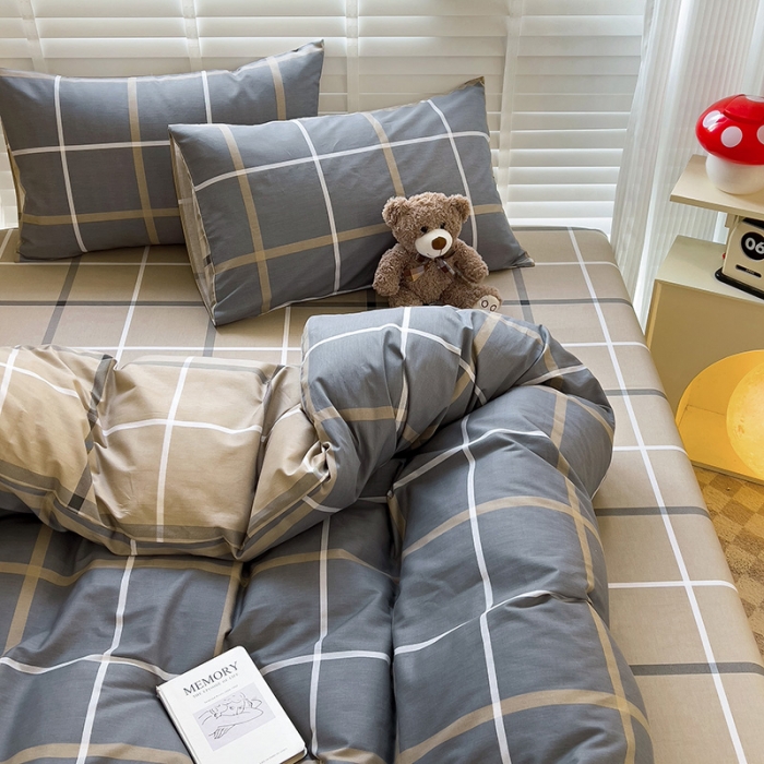 91家纺网 家纺一手货源 找家纺 西引力 2024新款全棉卡通印花四件套 格调人生