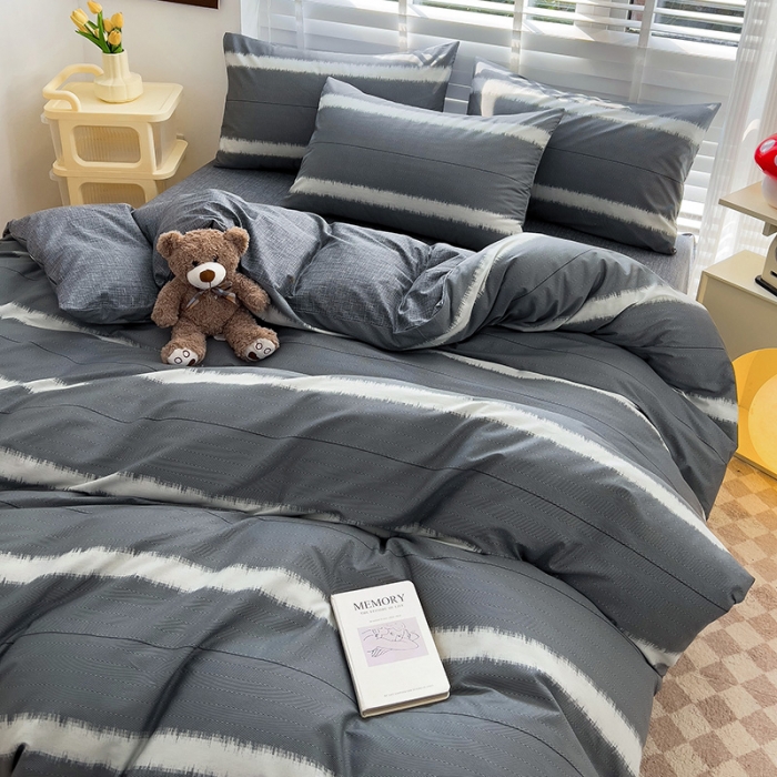 91家纺网 家纺一手货源 找家纺 西引力 2024新款全棉卡通印花四件套 光辉岁月