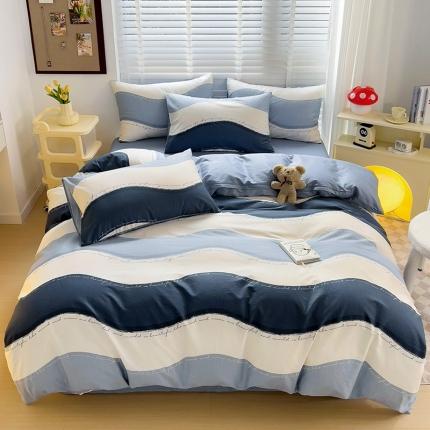 西引力 2024新款全棉卡通印花四件套 欧尼亚