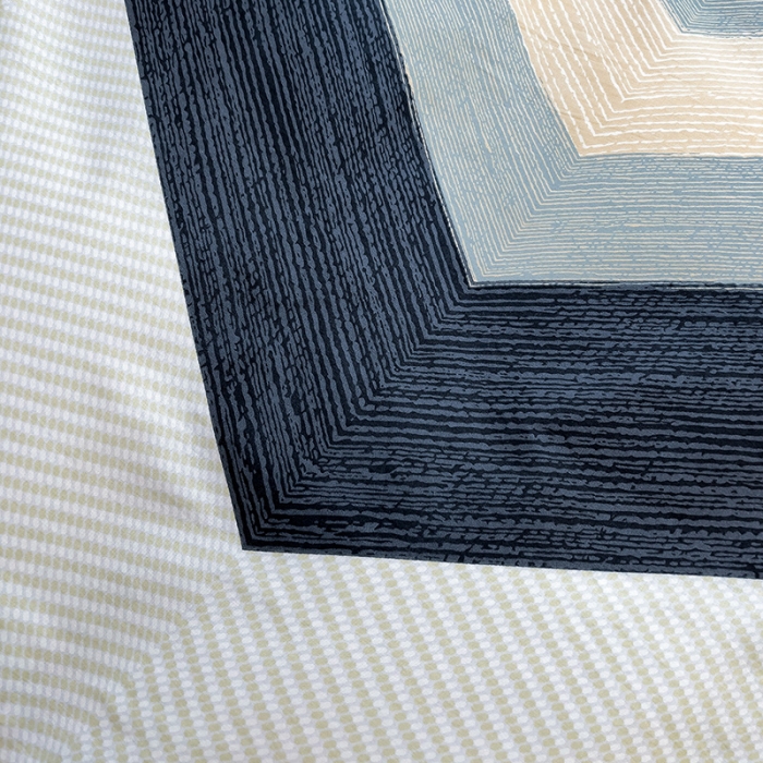 91家纺网 家纺一手货源 找家纺 西引力 2024新款全棉卡通印花四件套 文森特