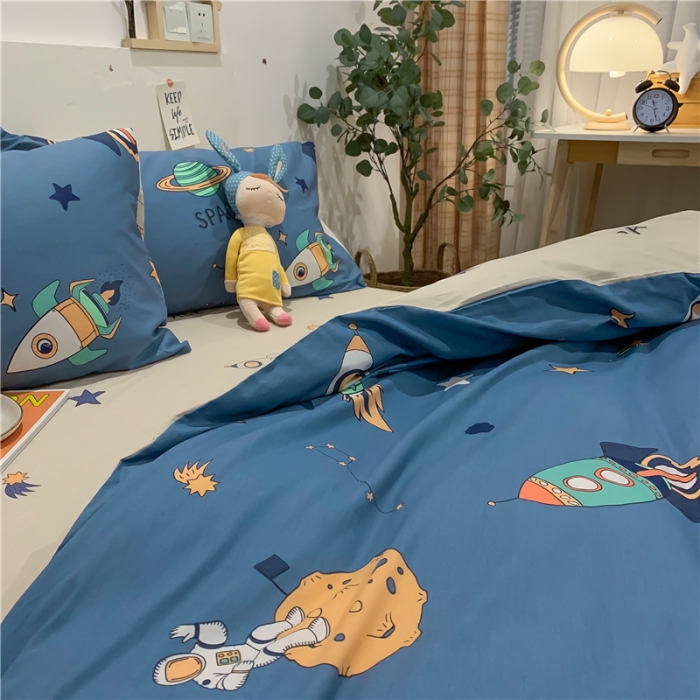 91家纺网 家纺一手货源 找家纺 （总）西引力 2022新款全棉印花单被套