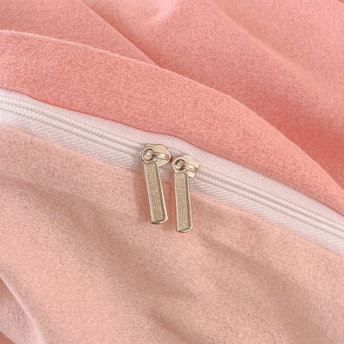 91家纺网 家纺一手货源 找家纺 喜四方 2024新款全棉磨毛纯棉印花四件套 蜜语花期-粉