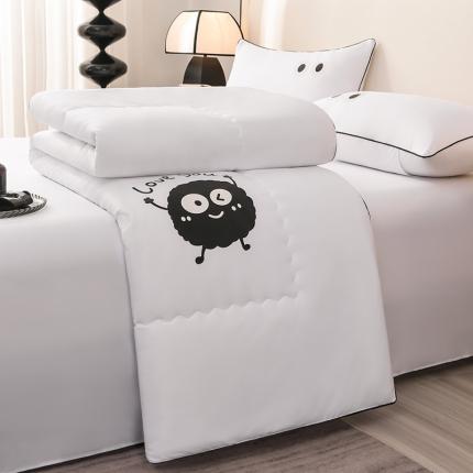 91家纺网 家纺一手货源 找家纺 （总）艾兜坊 2024新款水洗真丝大豆被空调被夏被小煤球系列