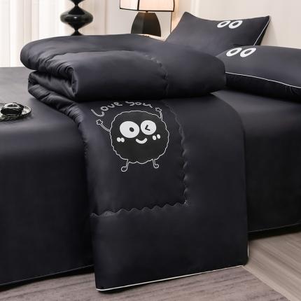 91家纺网 家纺一手货源 找家纺 （总）艾兜坊 2024新款水洗真丝大豆被空调被夏被小煤球系列