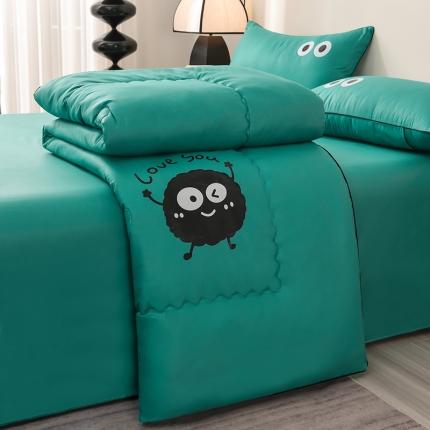 91家纺网 家纺一手货源 找家纺 （总）艾兜坊 2024新款水洗真丝大豆被空调被夏被小煤球系列