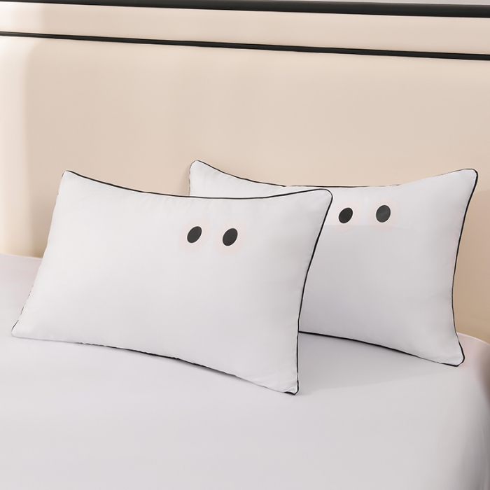 91家纺网 家纺一手货源 找家纺 艾兜坊 2024新款水洗真丝大豆被空调被夏被小煤球系列 小煤球-富贵白