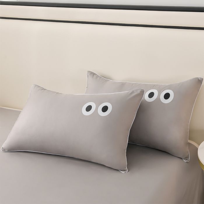 91家纺网 家纺一手货源 找家纺 艾兜坊 2024新款水洗真丝大豆被空调被夏被小煤球系列 小煤球-山中灰