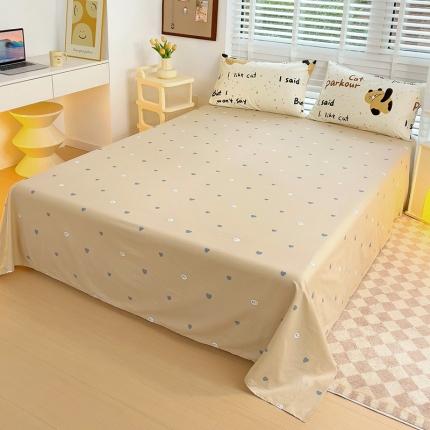 91家纺网 家纺一手货源 找家纺 （总）西引力 2024新款全棉卡通印花床单床笠