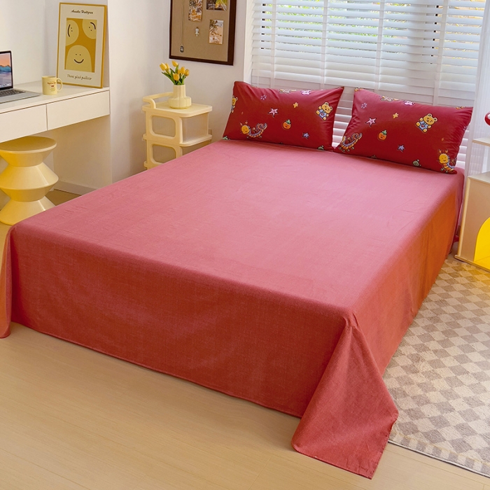 91家纺网 家纺一手货源 找家纺 （总）西引力 2024新款全棉卡通印花床单床笠