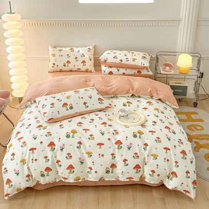 91家纺网 家纺一手货源 找家纺 （总）宇彬家纺 2024新款13372全棉印花四件套和单被套