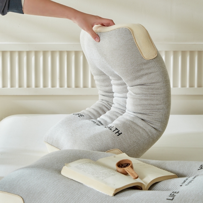 91家纺网 家纺一手货源 找家纺 梵希良品 2024新款超柔针织定型枕头枕芯护颈枕 灰色