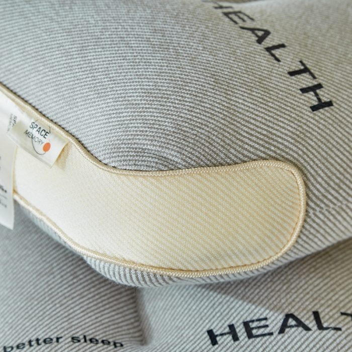 91家纺网 家纺一手货源 找家纺 梵希良品 2024新款超柔针织定型枕头枕芯护颈枕 灰色