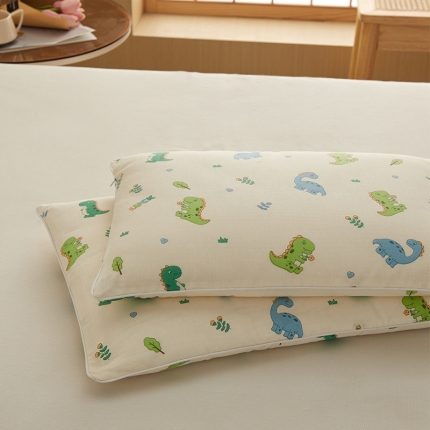 91家纺网 家纺一手货源 找家纺 （总）乐可  2024新款A类母婴双层纱儿童棉花枕 枕头枕芯