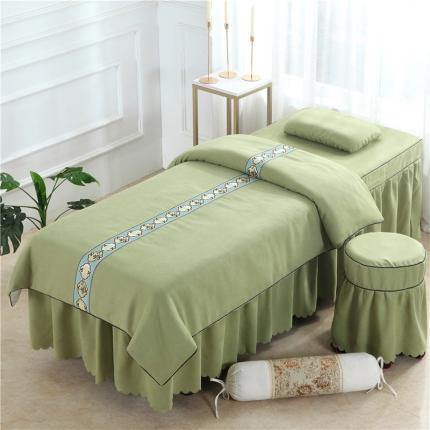 91家纺网 家纺一手货源 找家纺 （总）乐逸家纺 2023新款棉麻雪芙尼美 容套件