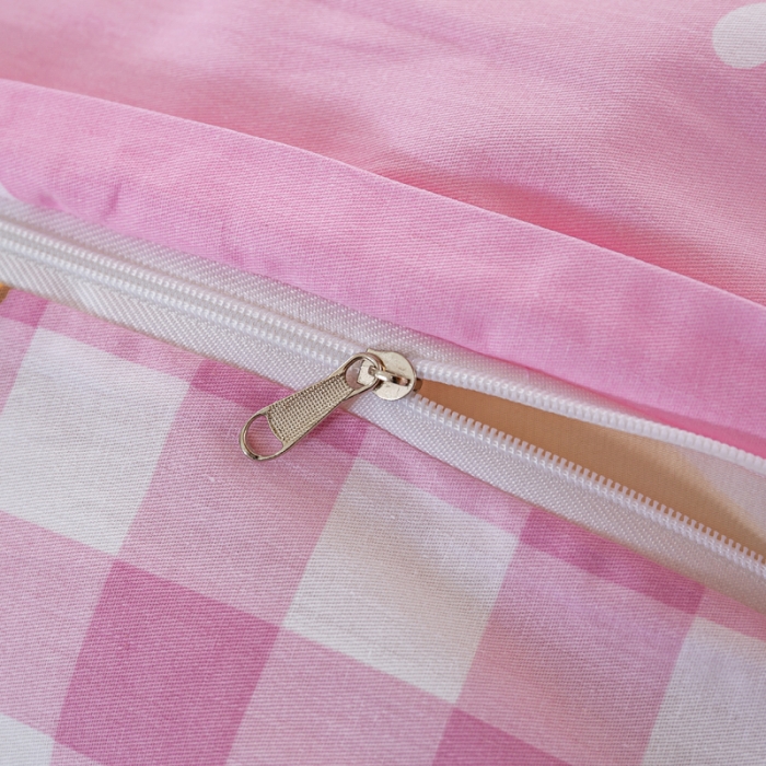 91家纺网 家纺一手货源 找家纺 锦润 2025新款三丽鸥系列印花学生三件套纯棉全棉三件套粉格美乐蒂