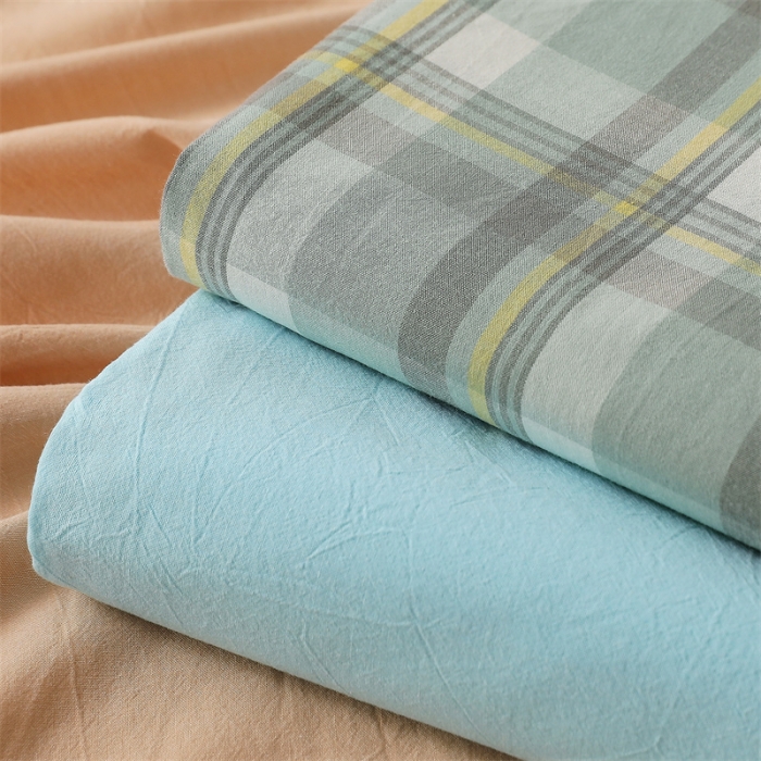 91家纺网 家纺一手货源 找家纺 （总）恋人优选 2024新款纯棉色织水洗床单枕套