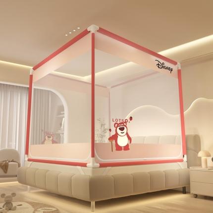 91家纺网 家纺一手货源 找家纺 （总）卓尔居 2024新款迪士尼轻奢系列方顶坐床蚊帐