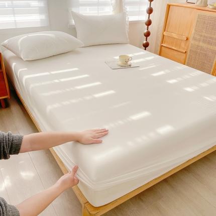 91家纺网 家纺一手货源 找家纺 （总）恋人优选 2024新款色织纯棉水洗棉床笠