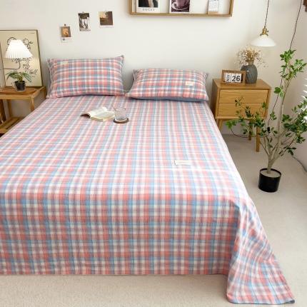 91家纺网 家纺一手货源 找家纺 （总）宝士康家纺2024新款10A抗菌无印风系列床单三件套