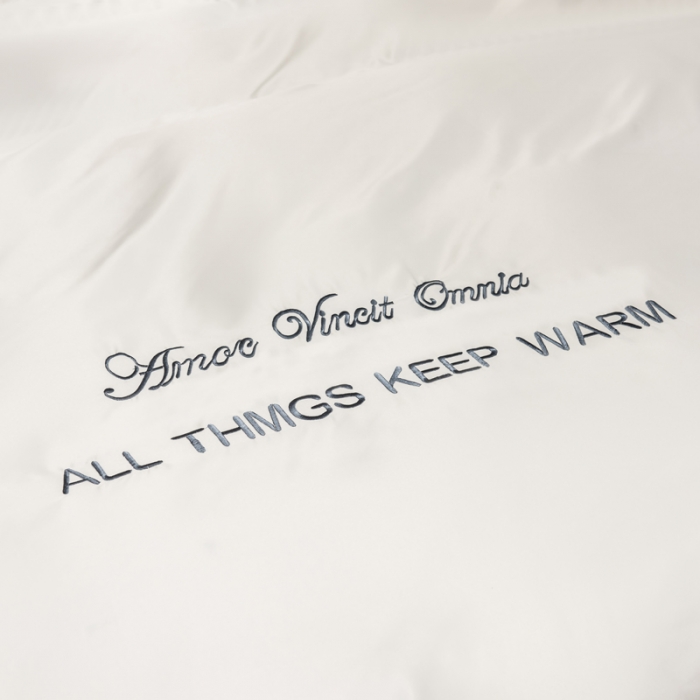 91家纺网 家纺一手货源 找家纺 欧冠 2024新品水洗真丝绣花盛夏系列单被套四件套珍珠白