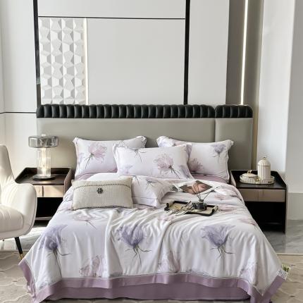 91家纺网 家纺一手货源 找家纺 （总）娇逸家居 2025新款天丝莫代尔镂空花边印花夏被夏凉被