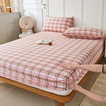 91家纺网 家纺一手货源 找家纺 （总）九沐良品 新款全棉无印老粗布单品床笠+三件套