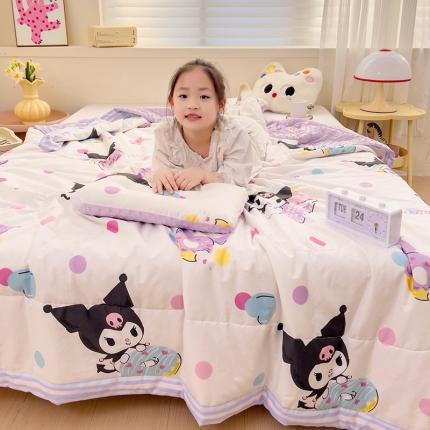 十九色 2025新款酷洛米系列全尺寸全棉13372凉豆豆夏被 波点酷洛米