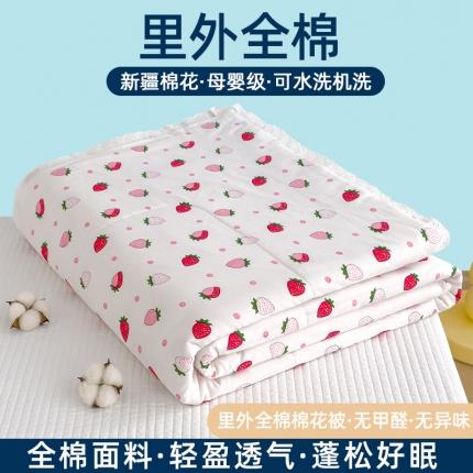 91家纺网 家纺一手货源 找家纺 （总）芯恋 2025新款韩版花边里外全棉棉花夏被春秋被