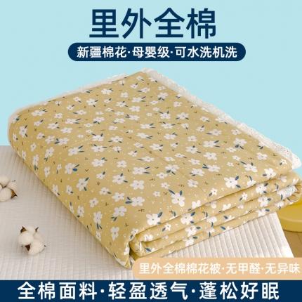 91家纺网 家纺一手货源 找家纺 （总）芯恋 2025新款韩版花边里外全棉棉花夏被春秋被