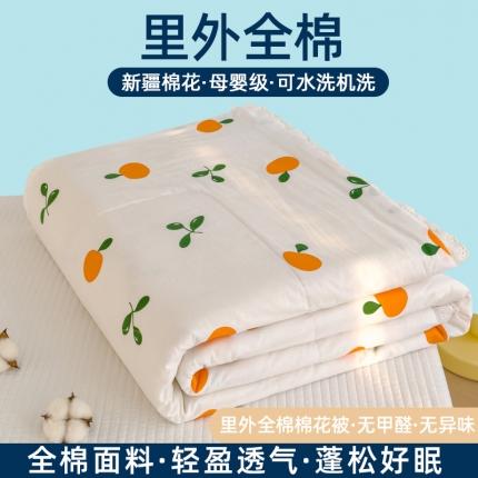 91家纺网 家纺一手货源 找家纺 （总）芯恋 2025新款韩版花边里外全棉棉花夏被春秋被