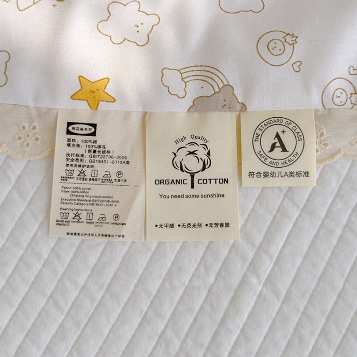 91家纺网 家纺一手货源 找家纺 芯恋 2025新款韩版花边里外全棉棉花夏被春秋被 浪漫之约