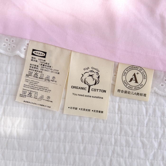 91家纺网 家纺一手货源 找家纺 芯恋 2025新款韩版花边里外全棉棉花夏被春秋被 棉花朵朵-樱花粉