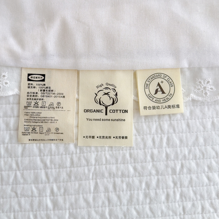 91家纺网 家纺一手货源 找家纺 芯恋 2025新款韩版花边里外全棉棉花夏被春秋被 棉花树下