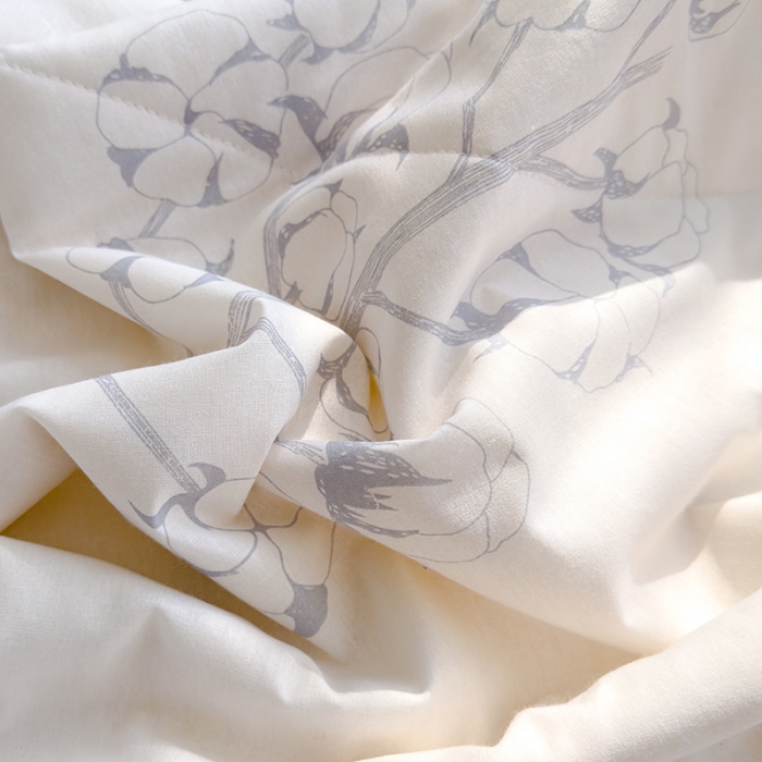 91家纺网 家纺一手货源 找家纺 芯恋 2025新款韩版花边里外全棉棉花夏被春秋被 棉花树下