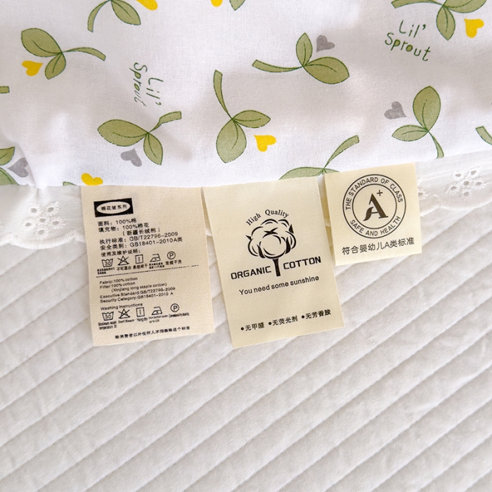 91家纺网 家纺一手货源 找家纺 芯恋 2025新款韩版花边里外全棉棉花夏被春秋被 嫩芽儿1