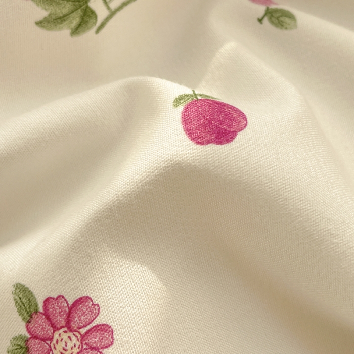 91家纺网 家纺一手货源 找家纺 上尚居 2024直播爆款卡通小清新韩版花边公主风水洗棉磨毛四件套小葡萄