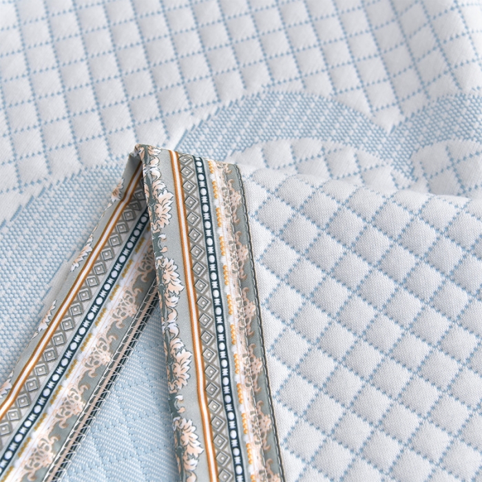 91家纺网 家纺一手货源 找家纺 星窝 2025新款品质艾草针织棉提花夏被夏凉被直播 舒棉