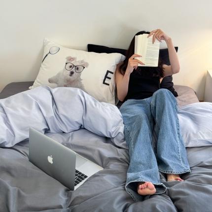 91家纺网 家纺一手货源 找家纺 （总）艾沁家纺 2024新款40支全棉渐变色混搭四件套