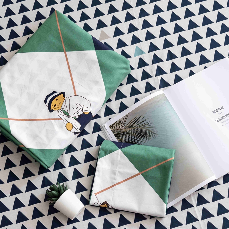 91家纺网 家纺一手货源 找家纺 佰亿莱 2024直播爆款全棉印花四件套 熊熊观察员