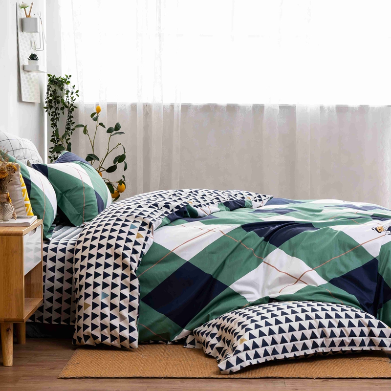 91家纺网 家纺一手货源 找家纺 佰亿莱 2024直播爆款全棉印花四件套 熊熊观察员